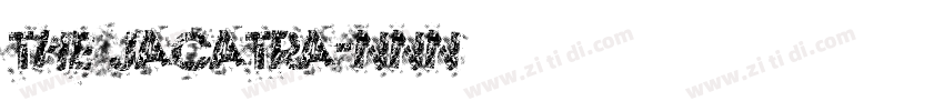 THE JACATRA字体转换